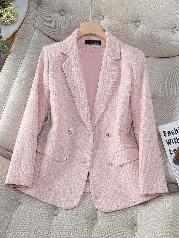 Marusya - Elegant Tweed Frakke til Kvinder