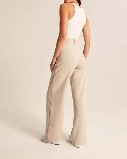 Viola - High-Waisted Wide-Leg Bukser Dame