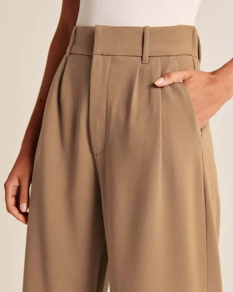 Viola - High-Waisted Wide-Leg Bukser Dame