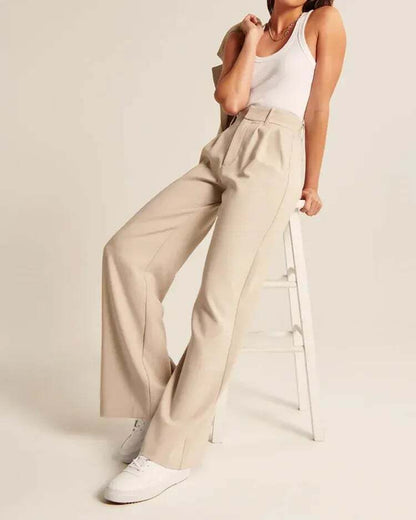 Viola - High-Waisted Wide-Leg Bukser Dame