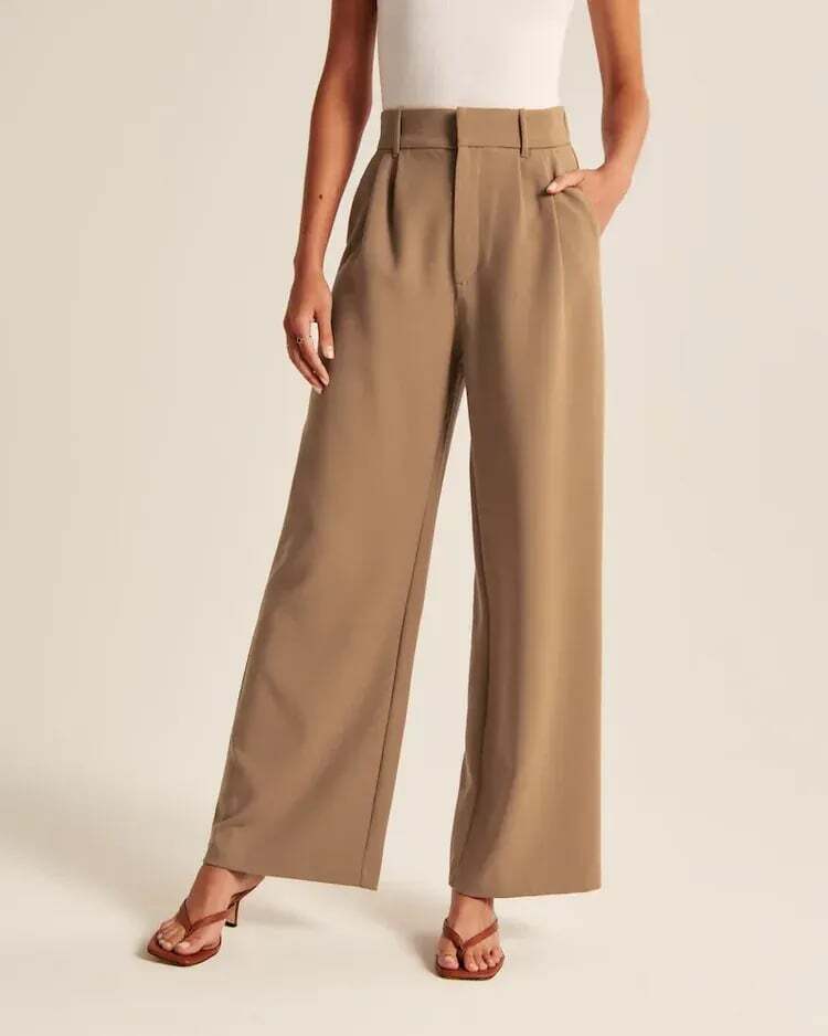 Viola - High-Waisted Wide-Leg Bukser Dame