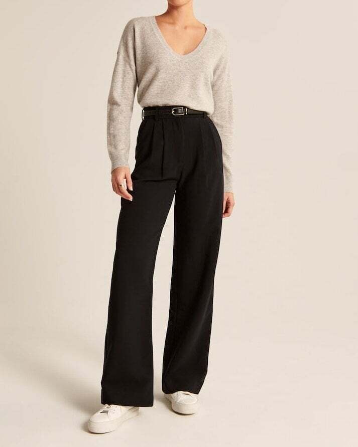 Viola - High-Waisted Wide-Leg Bukser Dame