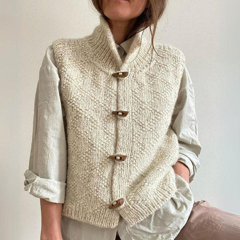 Jemma - Stilfuld Cardigan Uden Ærmer