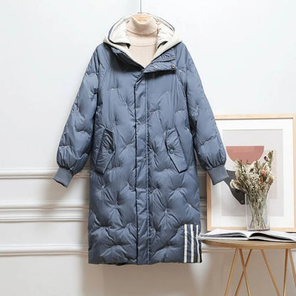 Marie | Quilted Hooded Vinterjakke dame