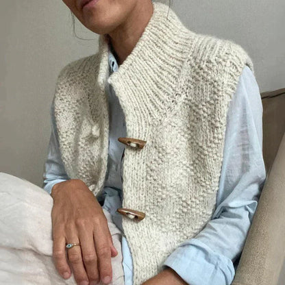 Jemma - Stilfuld Cardigan Uden Ærmer