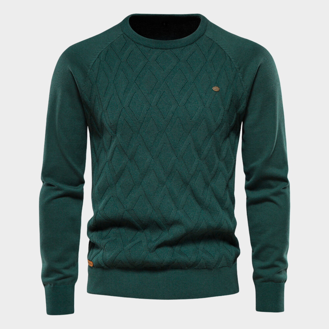 Ivan - Quilted Crewneck Herretrøjer