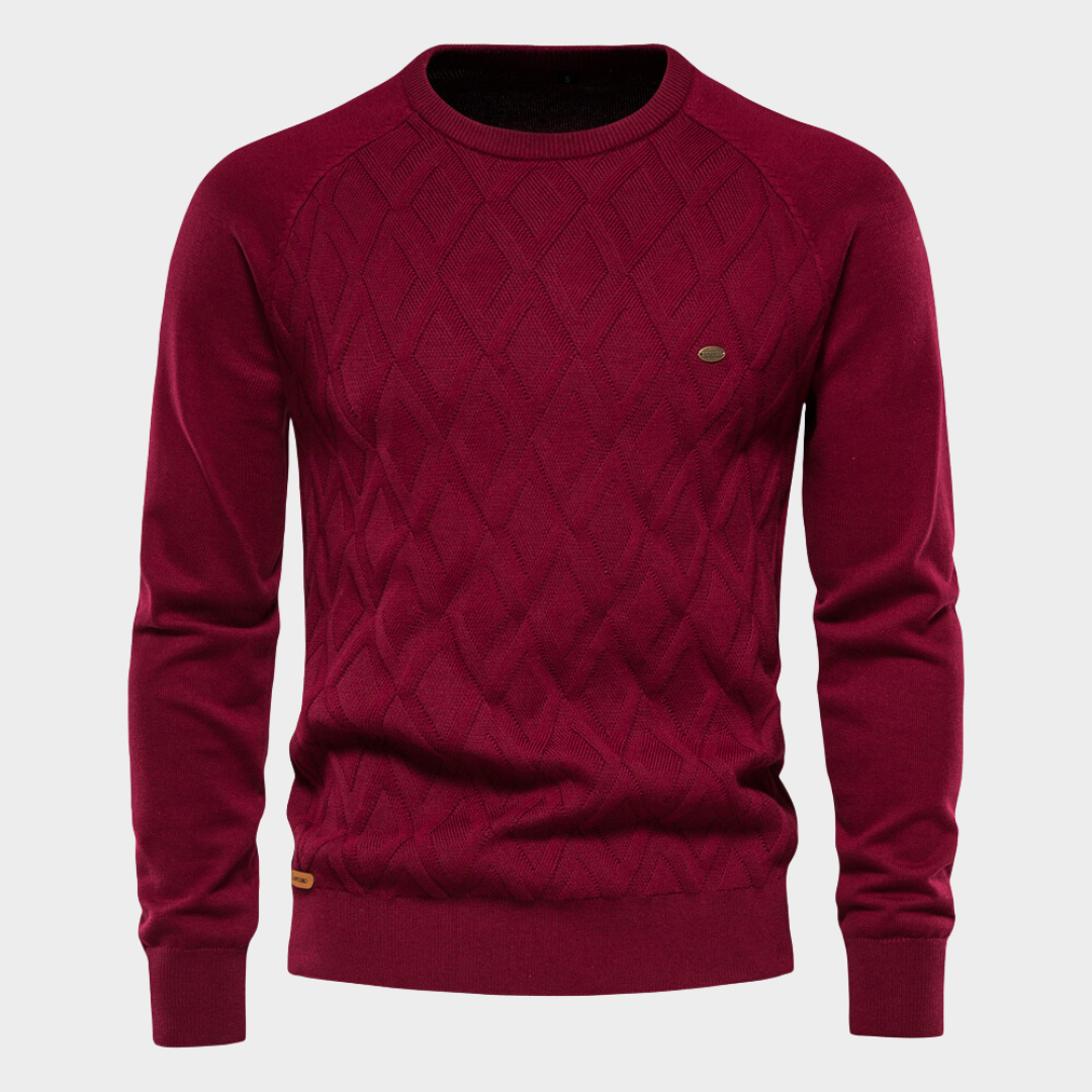 Ivan - Quilted Crewneck Herretrøjer