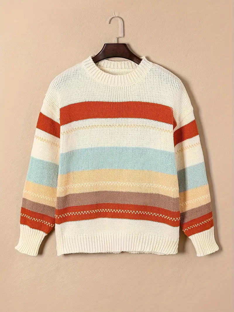 Marceline - Stilfuld Sweater med Rund Hals