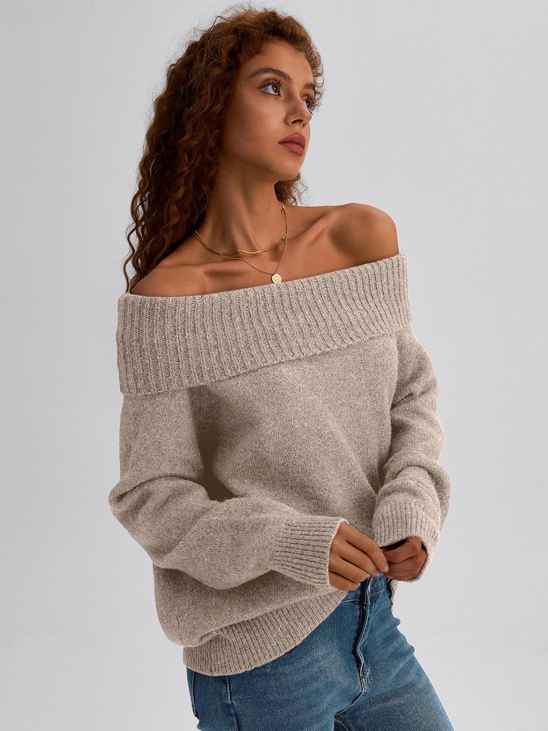 Kadence - Off-shoulder Sweater til Kvinder