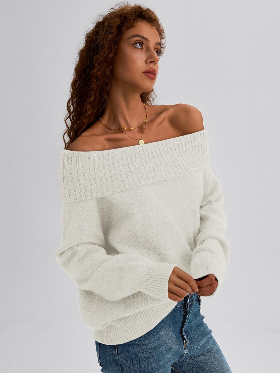 Kadence - Off-shoulder Sweater til Kvinder