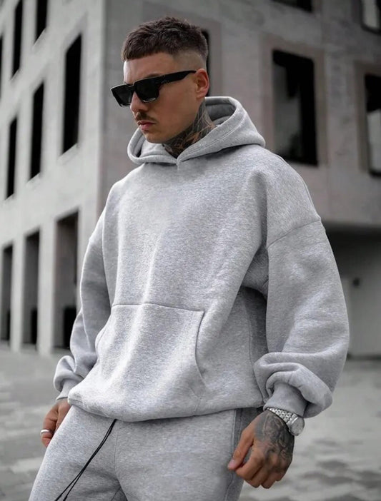 Stetson - Stilfuldt Loose Hoodie Sæt til Mænd