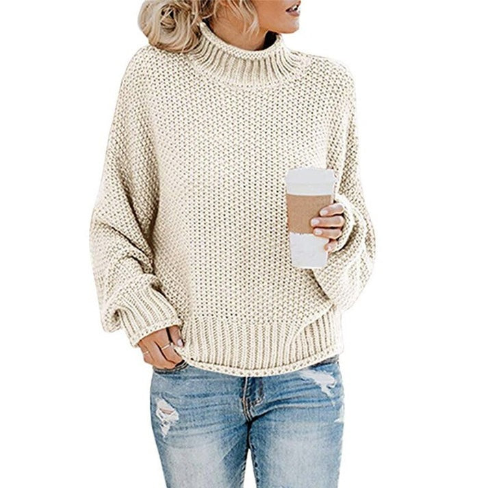 Mary - Behagelig Sweater med Krave