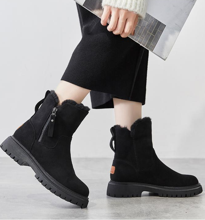 Filippa - Zippered Ankle Støvler Dame