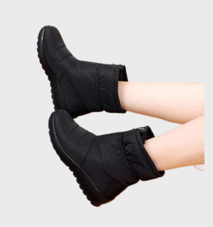 Olivia - Zippered Ankle Vinterstøvler