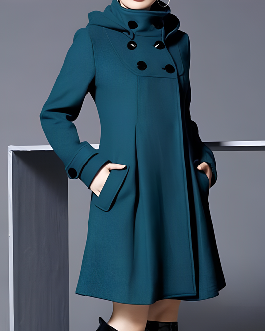 Rhea - Luksuriøs Mellemlang Trenchcoat