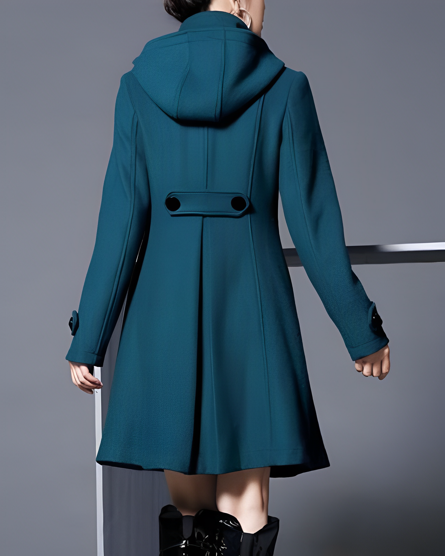 Rhea - Luksuriøs Mellemlang Trenchcoat