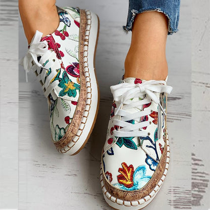 Auro | Sneakers med blomsterprint Sko dame