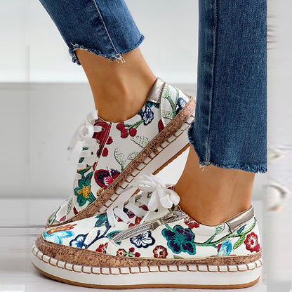 Auro | Sneakers med blomsterprint Sko dame