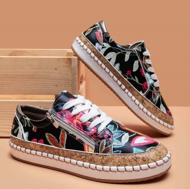 Auro | Sneakers med blomsterprint Sko dame