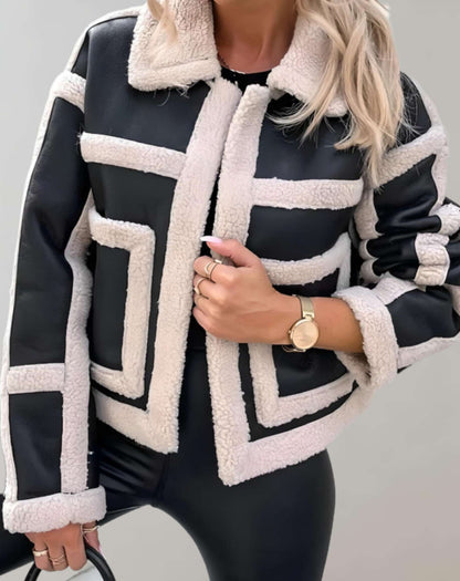 Raye - Shearling Lined Vinterjakke dame Åben Front