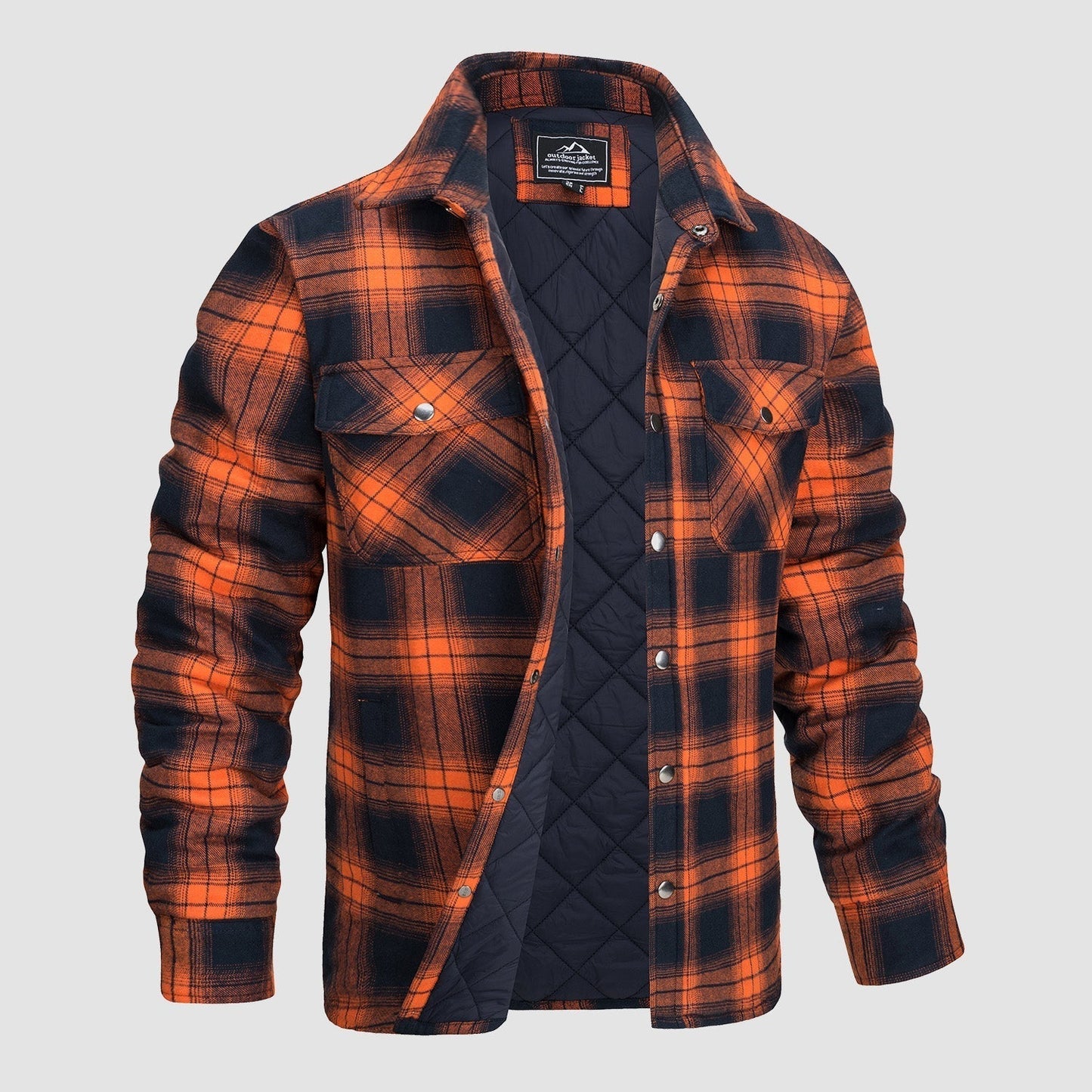 Wayde - Stribet Flanneljakke