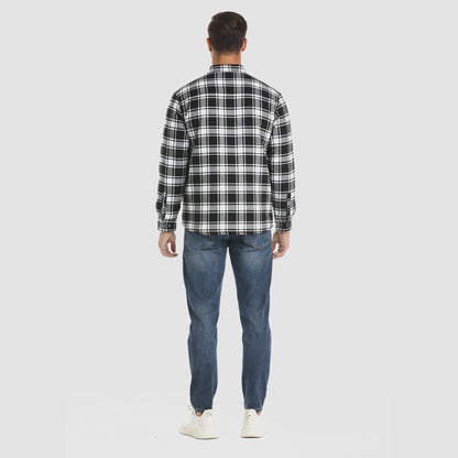 Hans - Quiltet Plaid Vinterjakke herre