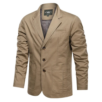 Lander - Ensfarvet Blazer