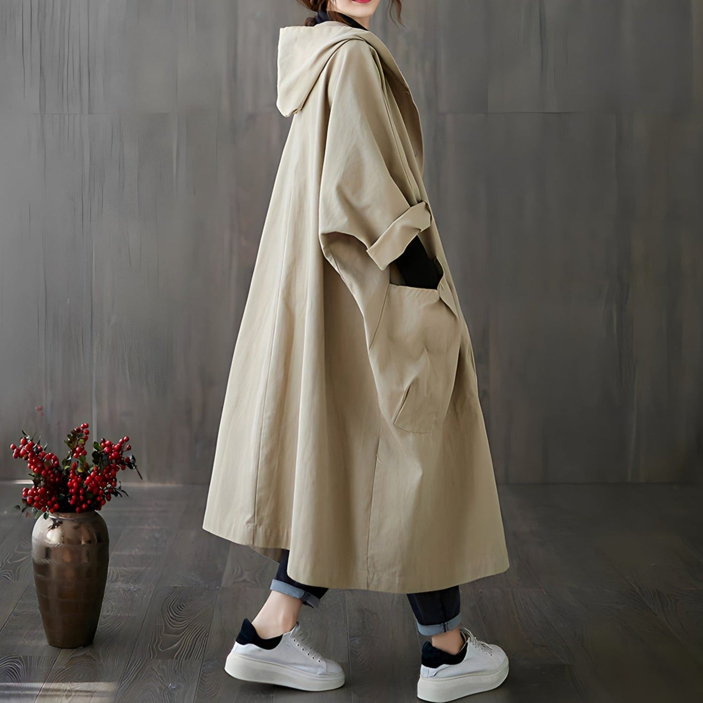 Jayla - Komfortabel Stilfuld Trenchcoat