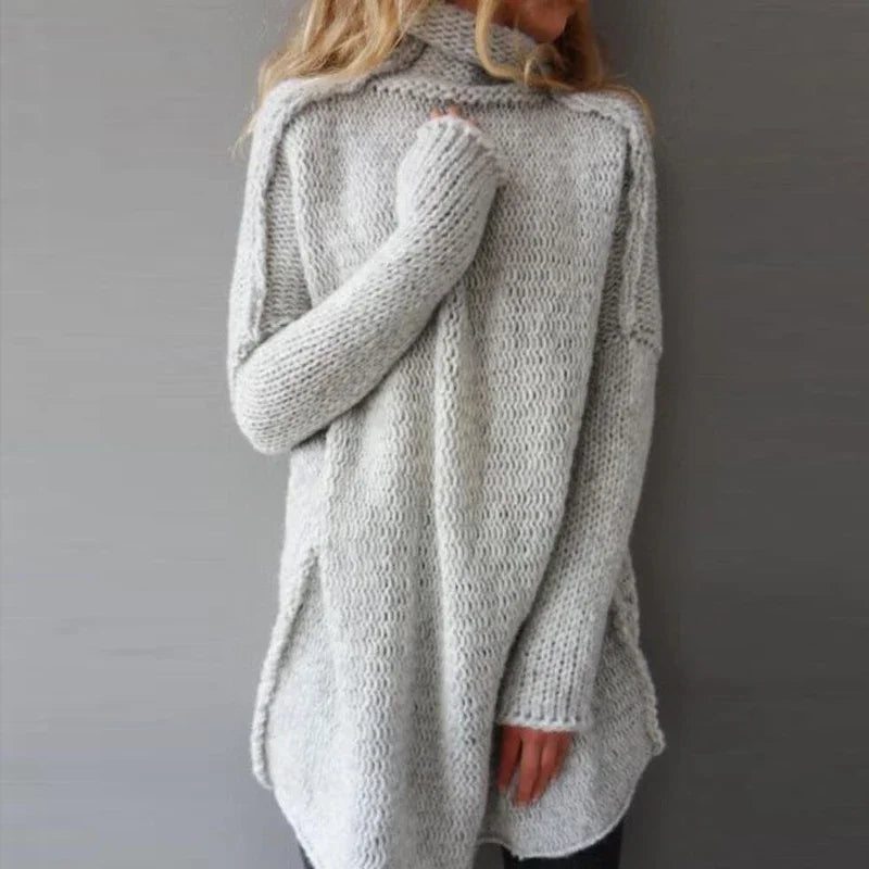 Ginna - Rullekrave-Sweater