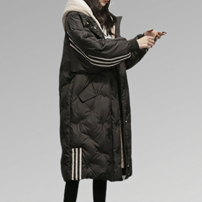 Marie | Quilted Hooded Vinterjakke dame