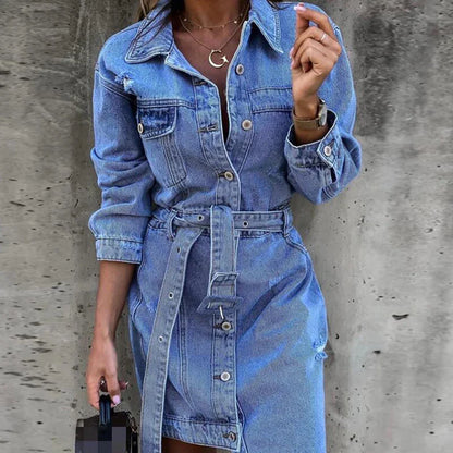 Anette - Trendy Denimkjole