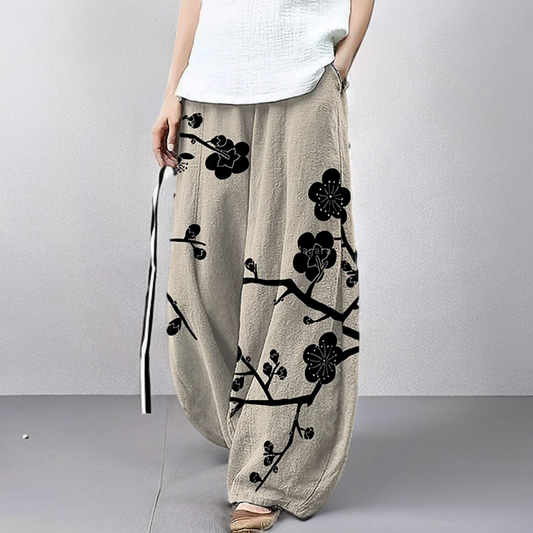 Theodora - Sakura Art Ink Leisure Pants