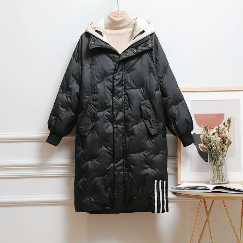 Marie | Quilted Hooded Vinterjakke dame