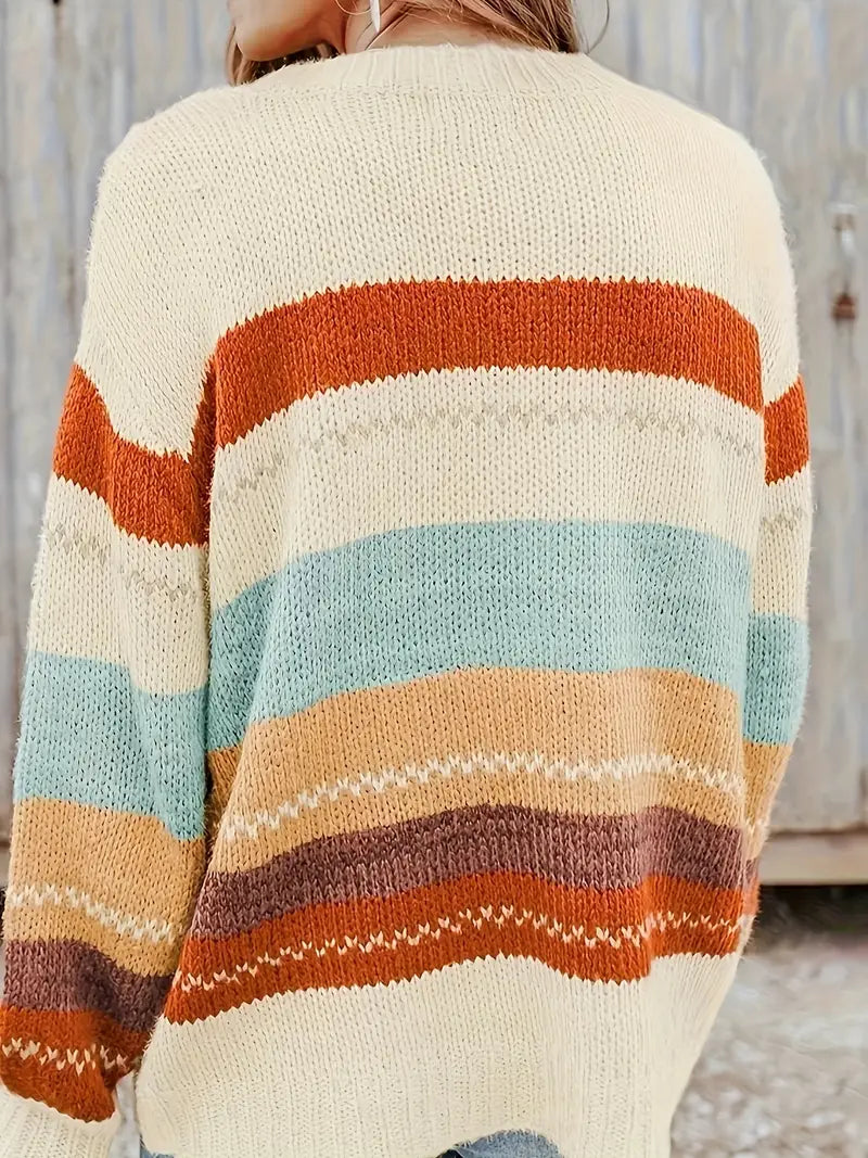 Marceline - Stilfuld Sweater med Rund Hals