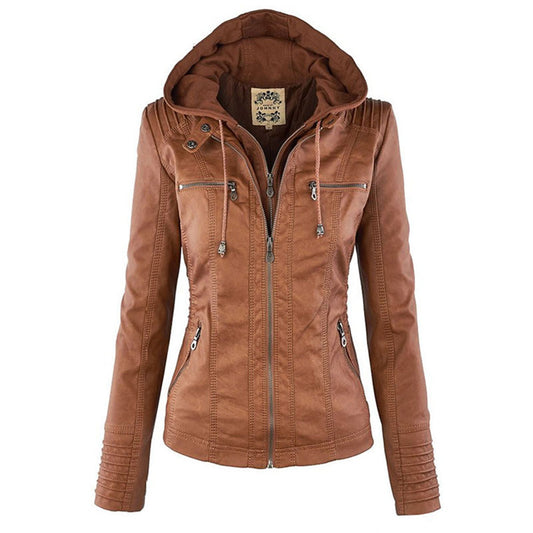 Carey- Hooded Zipper Jakke