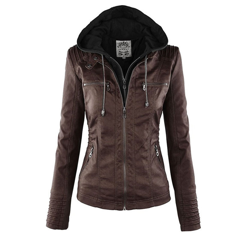 Carey- Hooded Zipper Jakke