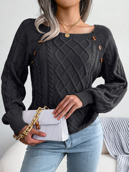 Ruth - Varm og strikket sweater