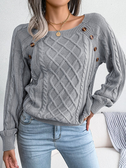 Ruth - Varm og strikket sweater